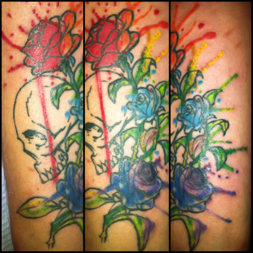 bleeding rose tattoo alain bleeding rose tattoo alain